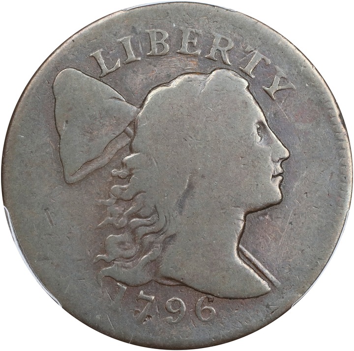 1796 1c Liberty Cap, S-90  MS BN thumbnail 3