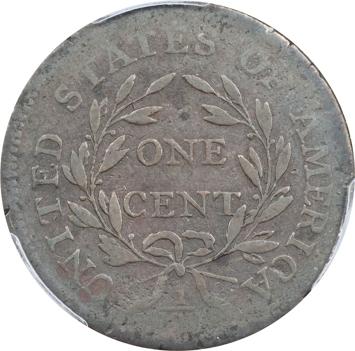 1796 1c Liberty Cap, S-90  MS BN thumbnail 5