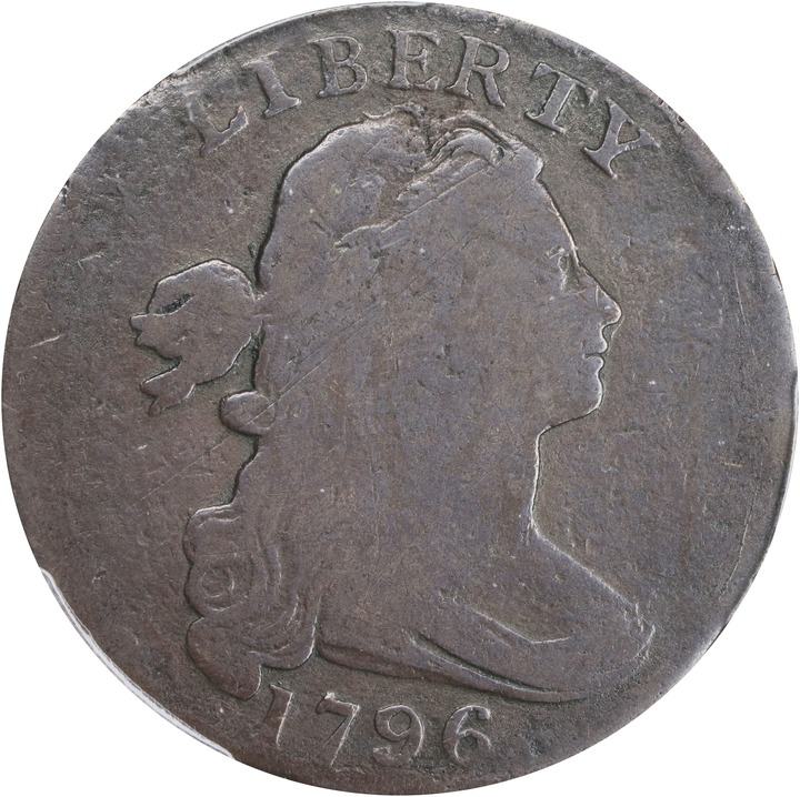 Image for 1796 1c Draped Bust, Reverse of 1794 MS BN VG8 BN