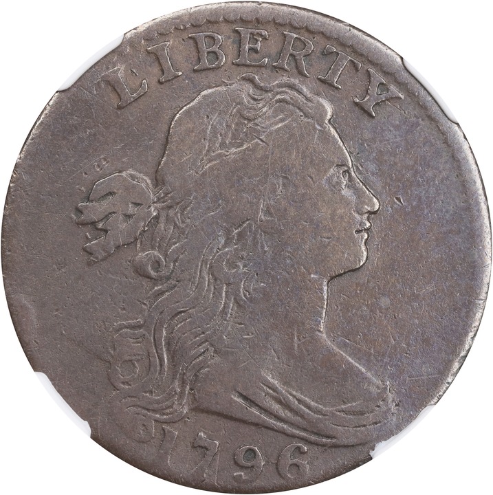 Image for 1796 1c Draped Bust, Reverse of 1794 MS BN F12 BN