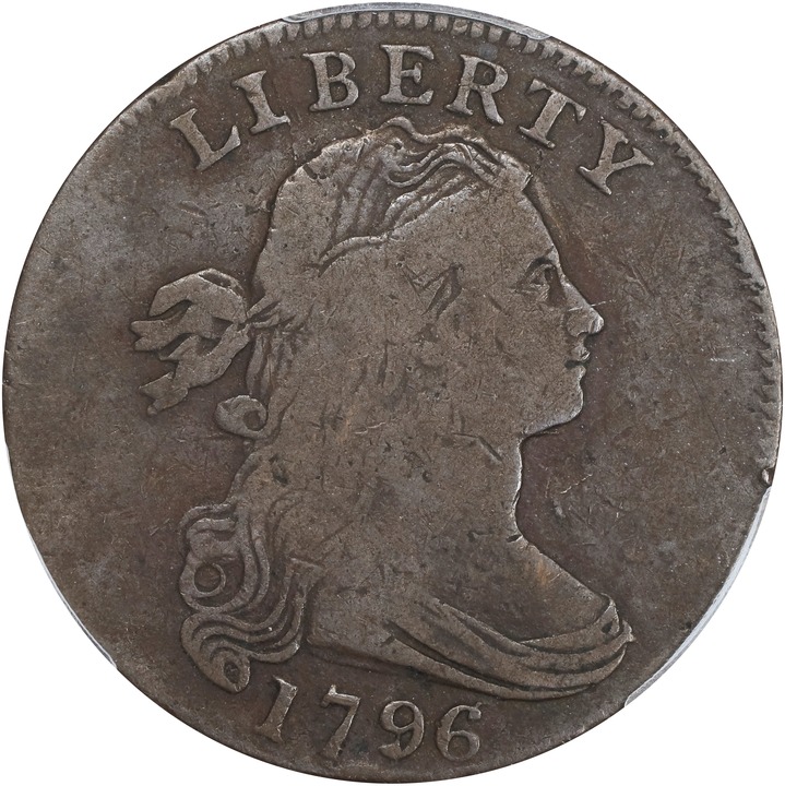 1796 1c Draped Bust, Reverse of 1794, S-111 MS BN thumbnail 2