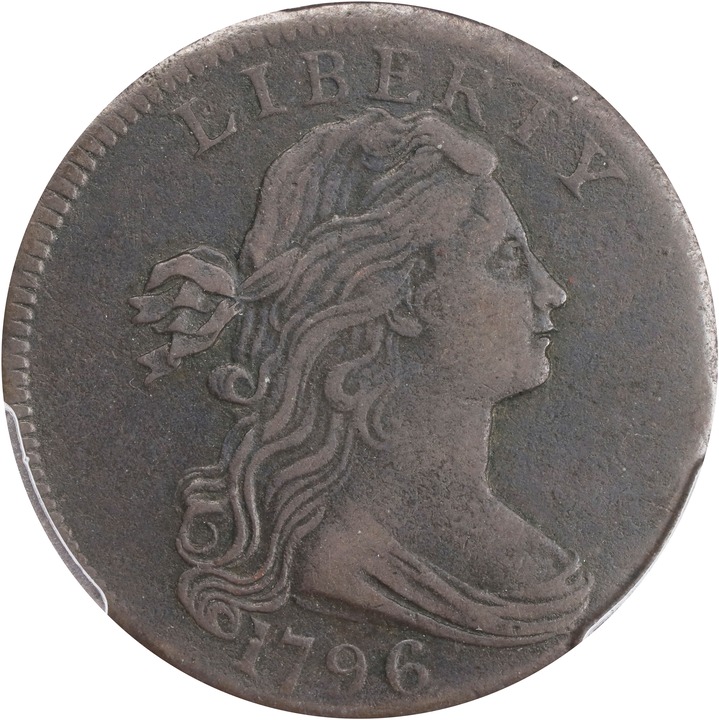 1796 1c Draped Bust, Reverse of 1797 MS BN MS60 BN thumbnail 16