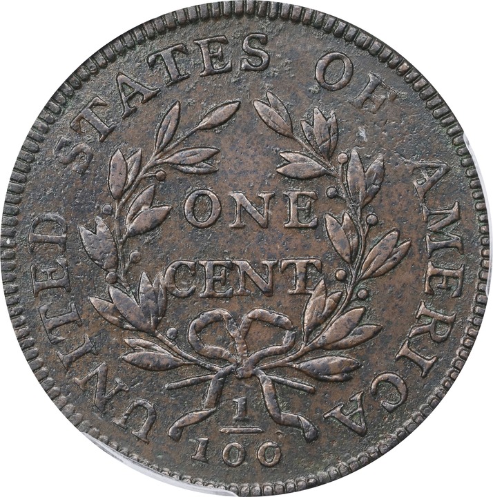 1797 1c Reverse of 1797, Stems, S-125  MS BN thumbnail 3