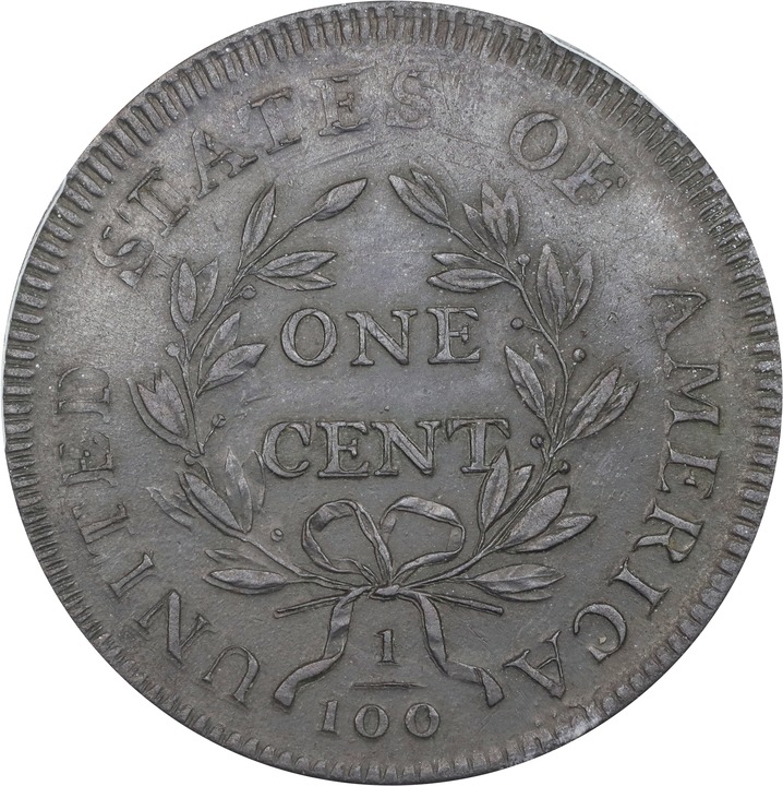 1797 1c Reverse of 1797, Stems MS BN MS60 BN thumbnail 20
