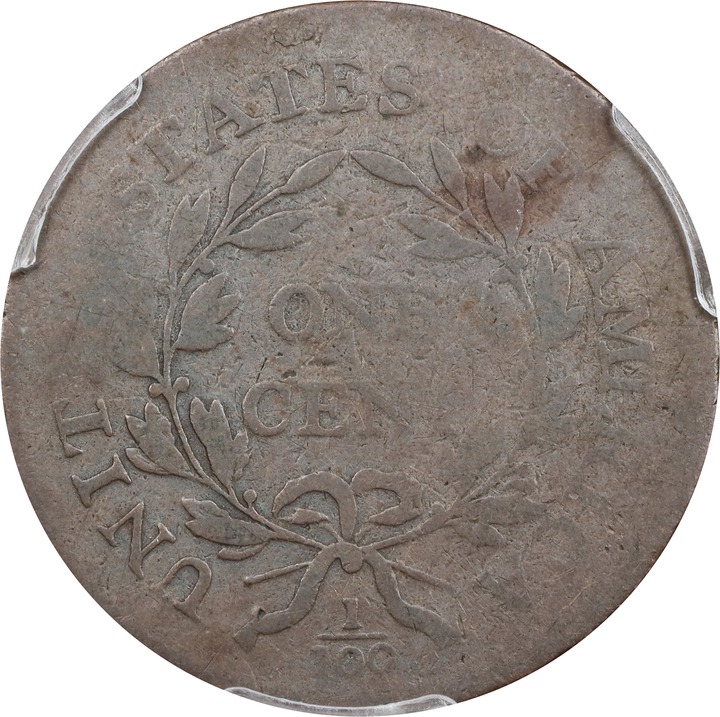 1798 1c Reverse of 1795, S-156 MS BN thumbnail 3