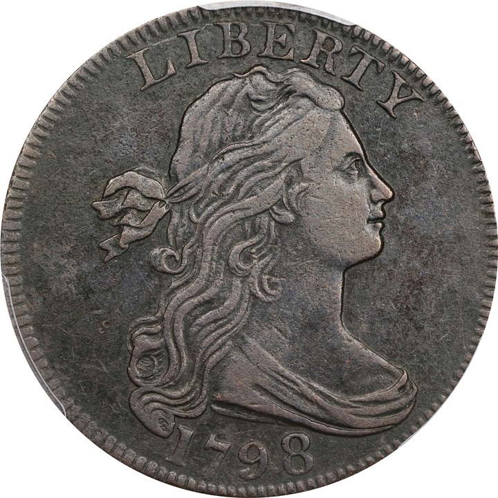 1798 1c 1st Hair Style, S-153  MS BN thumbnail 2