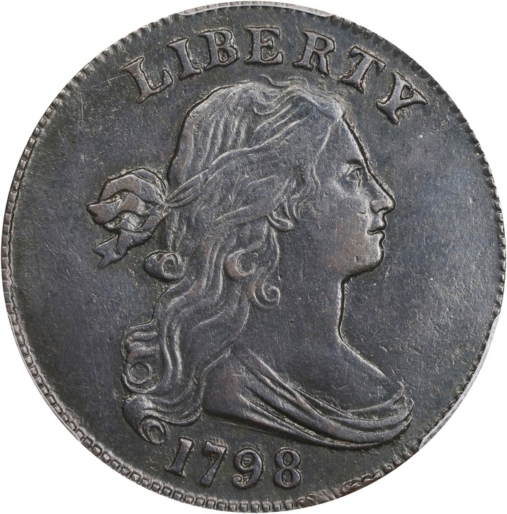1798 1c 1st Hair Style, S-162  MS BN thumbnail 2