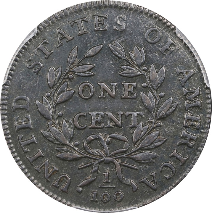 1798 1c 1st Hair Style, S-162  MS BN thumbnail 3