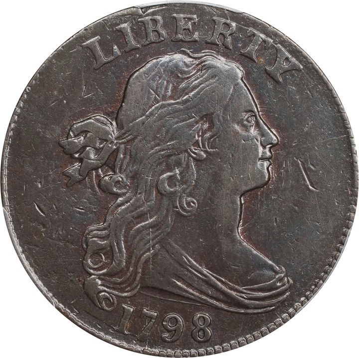 1798 1c 1st Hair Style, S-163  MS BN thumbnail 2
