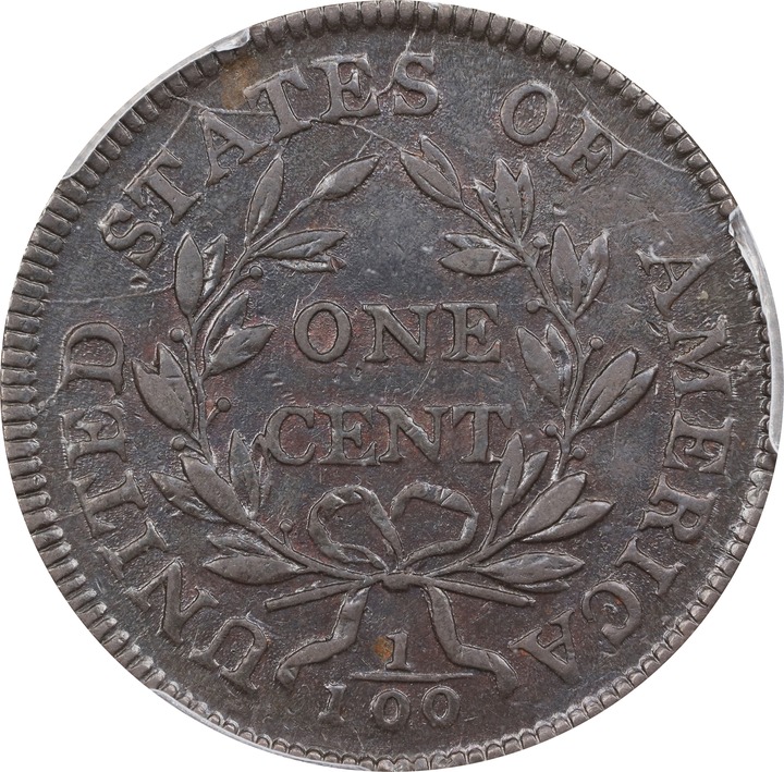 1798 1c 1st Hair Style, S-163  MS BN thumbnail 3