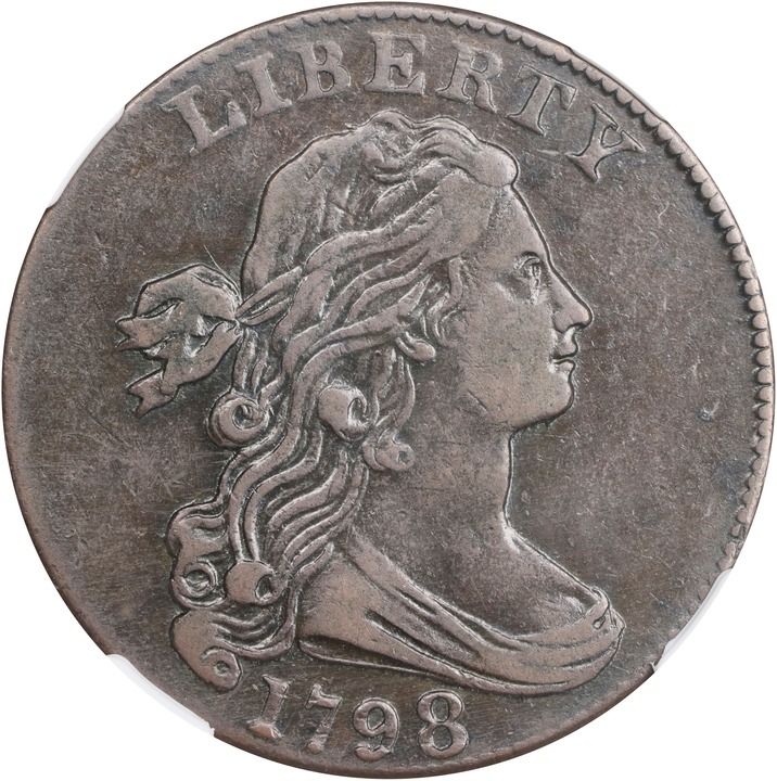 1798 1c 2nd Hair Style, S-165  MS BN thumbnail 3