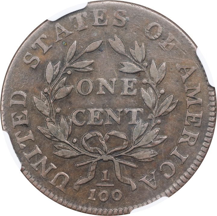 1798 1c 2nd Hair Style, S-165  MS BN thumbnail 5