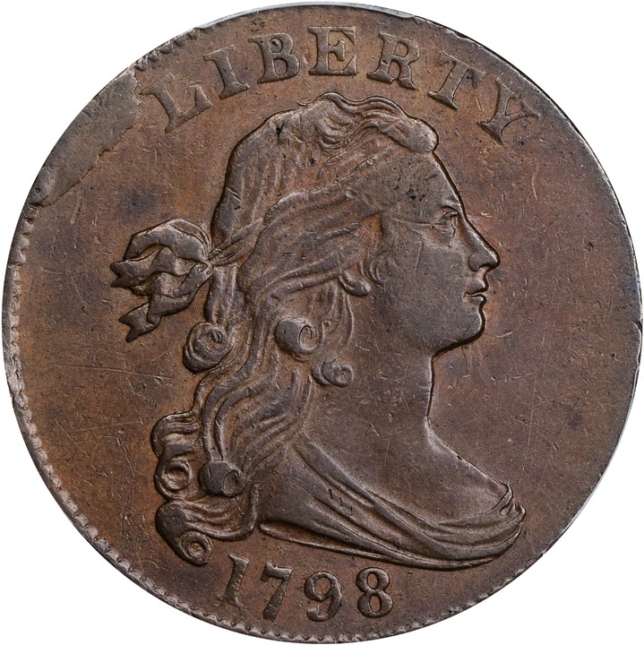 1798 1c 2nd Hair Style, S-171  MS BN thumbnail 2