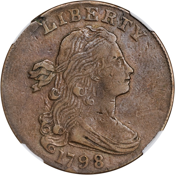 1798 1c 2nd Hair Style, S-175  MS BN thumbnail 2