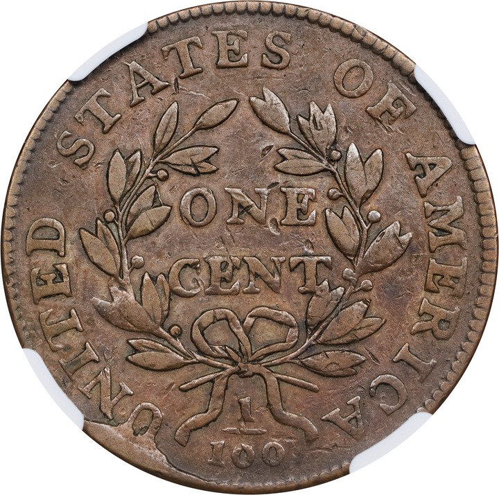 1798 1c 2nd Hair Style, S-175  MS BN thumbnail 3