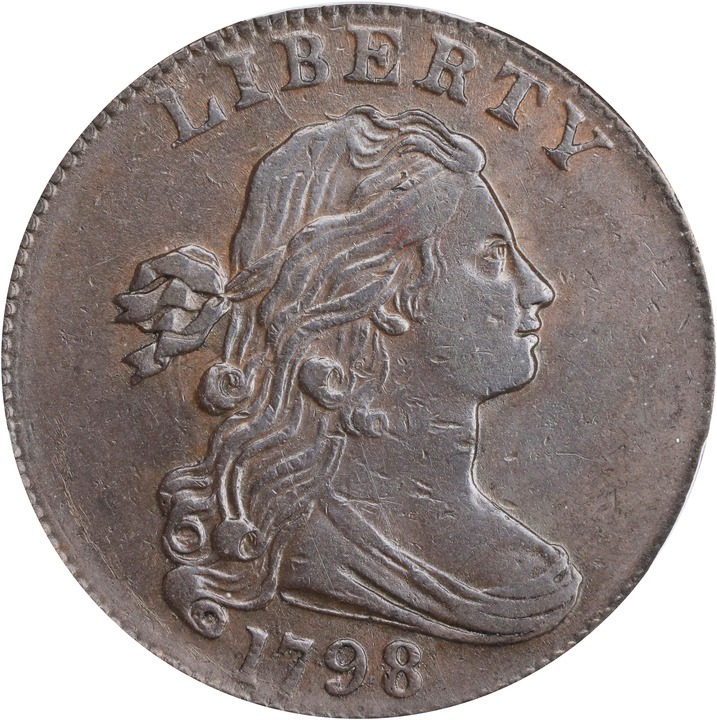 1798 1c 2nd Hair Style, S-179  MS BN thumbnail 3