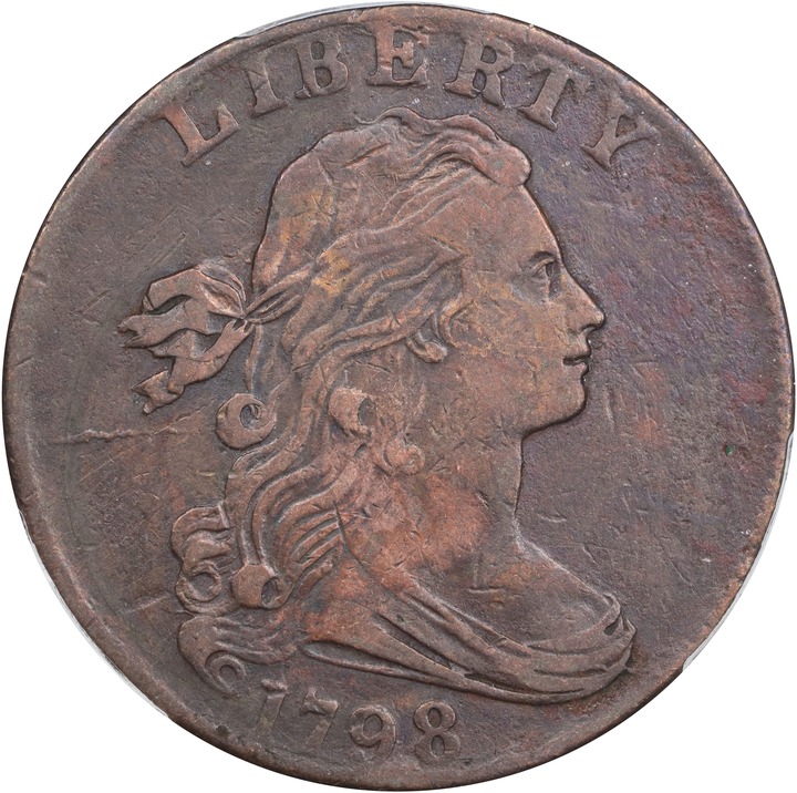 1798 1c 2nd Hair Style, S-181  MS BN thumbnail 2
