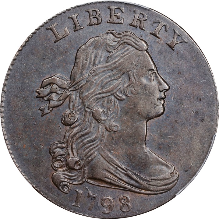 1798 1c 2nd Hair Style, S-184  MS BN thumbnail 5