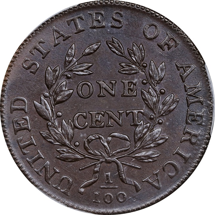 1798 1c 2nd Hair Style, S-187  MS BN thumbnail 7