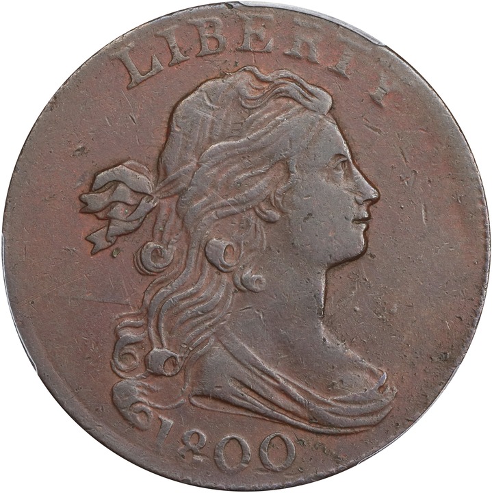 1800 1c Normal Date, S-205  MS BN thumbnail 2