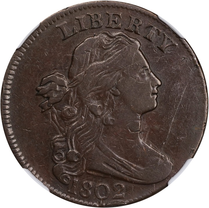 1802 1c Normal Reverse, S-240  MS BN thumbnail 3