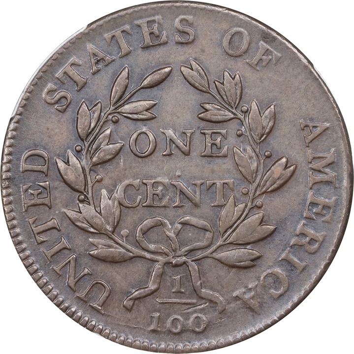 1802 1c No Stems, S-231  MS BN thumbnail 8