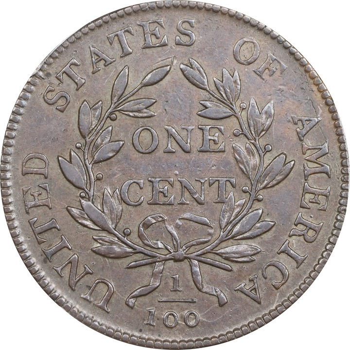 1803 1c Small Date, Small Fraction, S-255  MS BN thumbnail 12