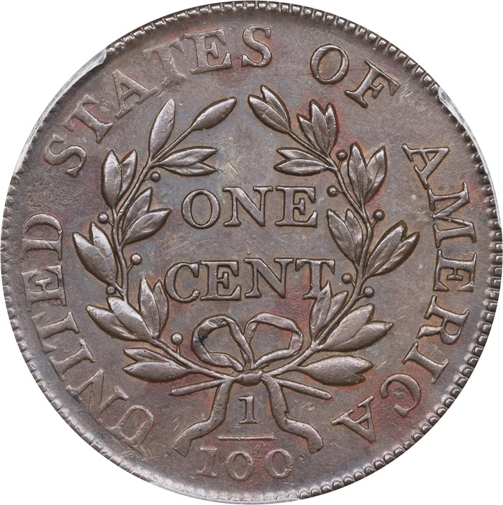 1803 1c Small Date, Large Fraction, S-261  MS BN thumbnail 5