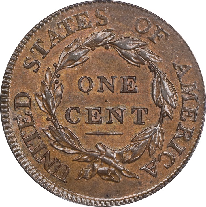 Classic Head Cent 1c 1808-1814 MS BN [Type] MS65 BN thumbnail 2