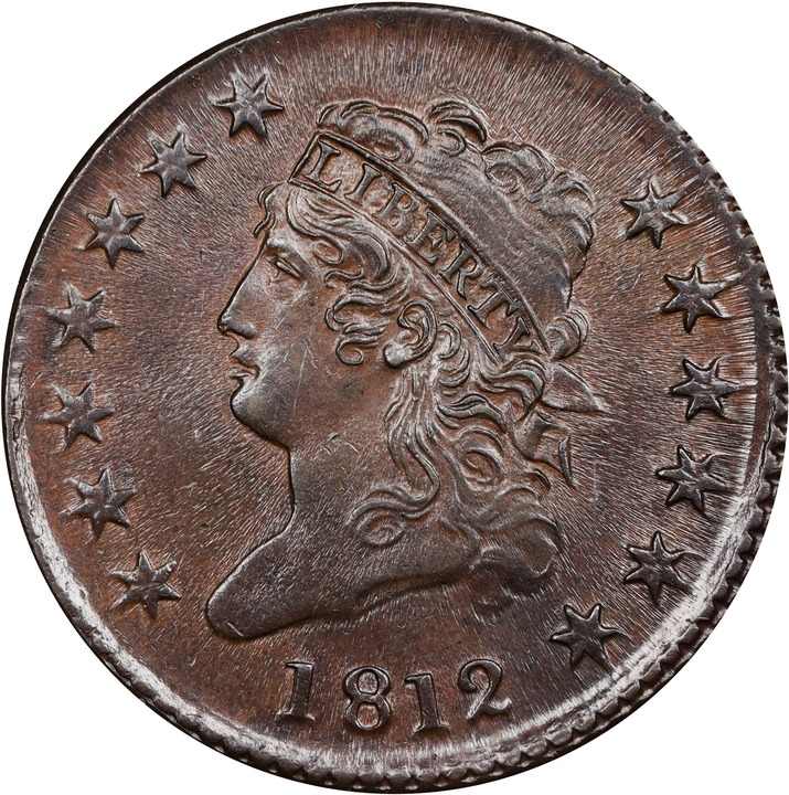 1812 1c Large Date MS BN MS66 BN thumbnail 7