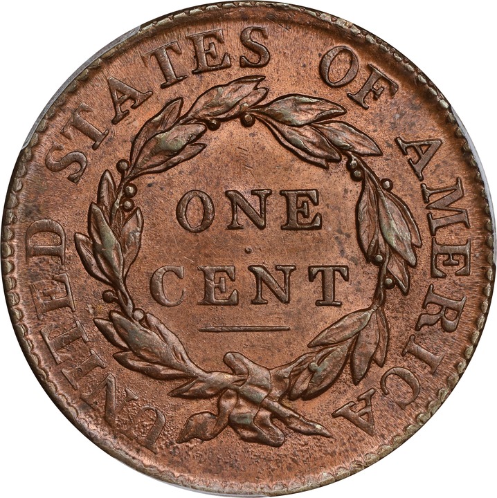 1819/(8) 1c Large Date MS RB MS61 RB thumbnail 16