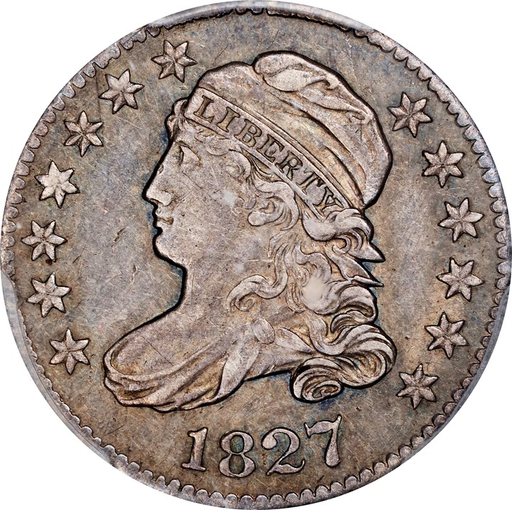 Image for 1827 10c Pointed Top 1 XF45