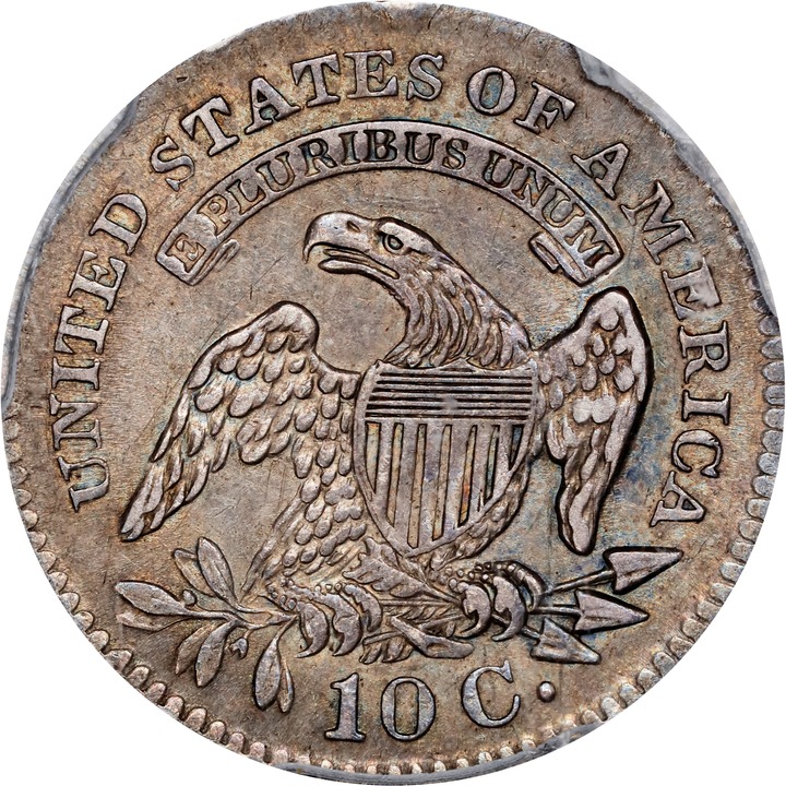 1827 10c Pointed Top 1 XF45 thumbnail 2