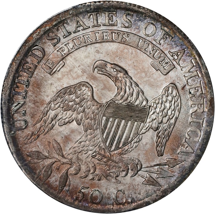1809 50c III Edge, O-111a VG10 CAC thumbnail 3