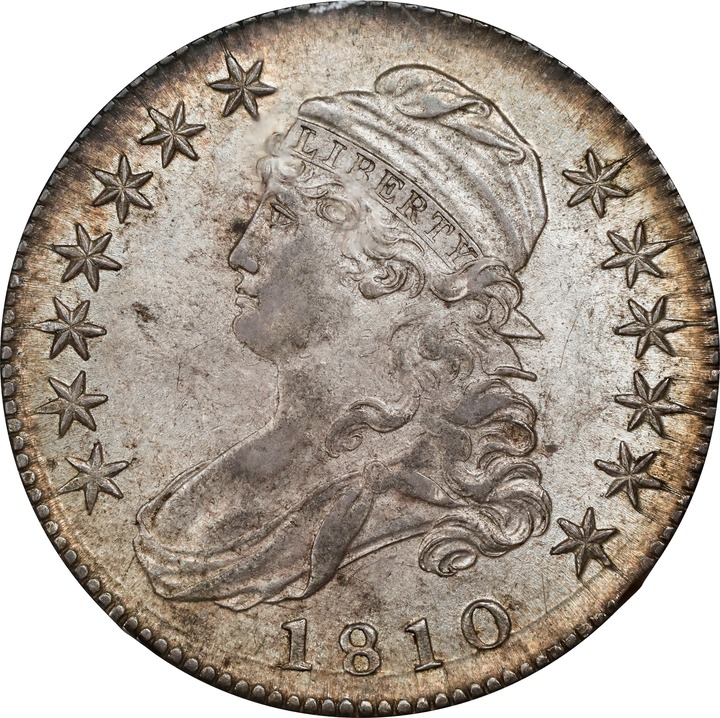 Image for 1810 50c O-103 MS60 CAC