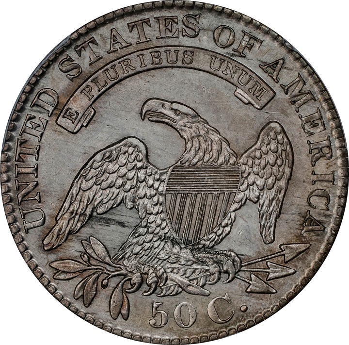 1829/7 50c Overdate AG3 thumbnail 2
