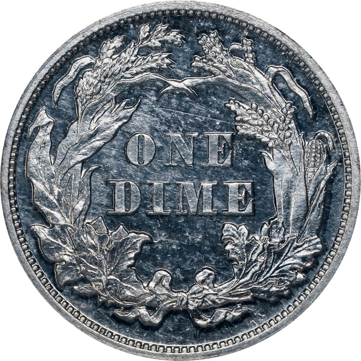 1873 P10c Aluminum, J-1269 PR thumbnail 5