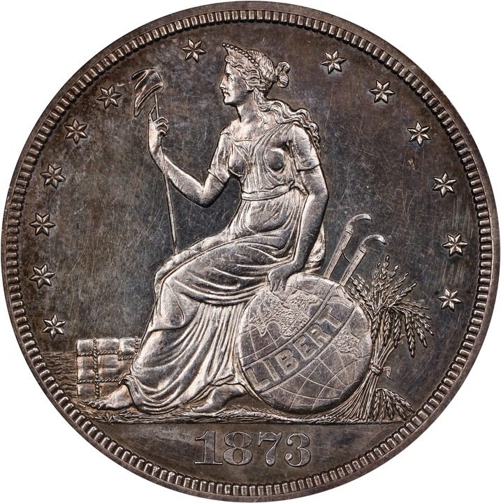 1873 Silver Pattern Trade Dollar J 1293 PR Values | Greysheet