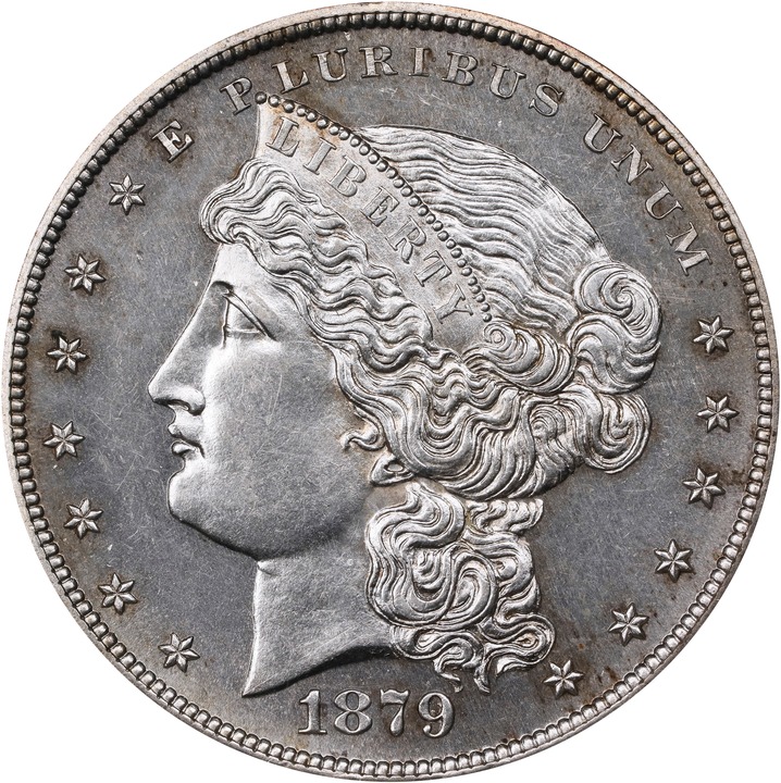 1879 P$1 Metric Dollar, Goloid, J-1617 PR thumbnail 3