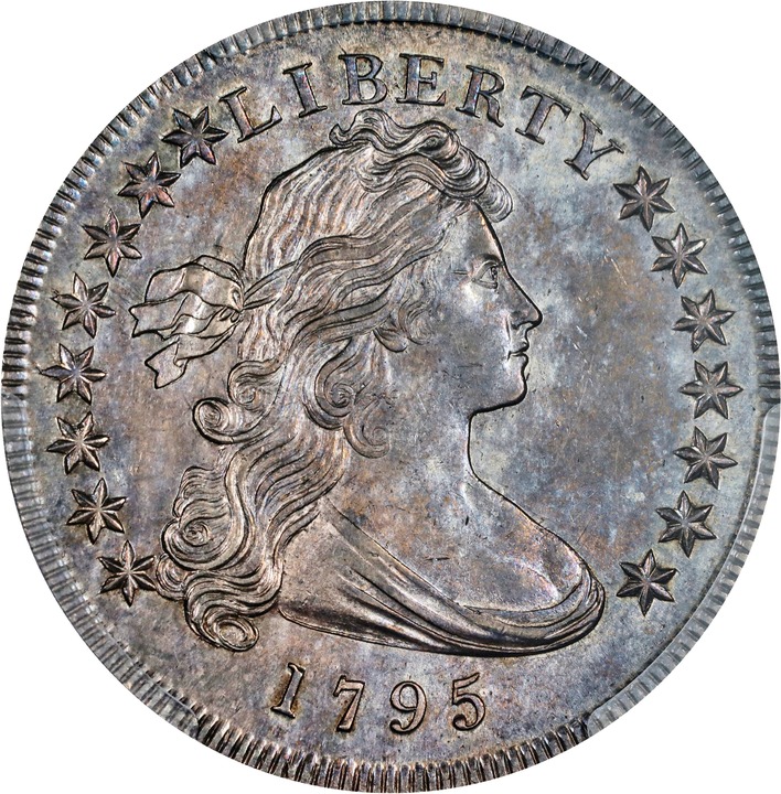 Draped Bust Dollar $1  Small Eagle, 1795-1798 [Type] MS60 thumbnail 10