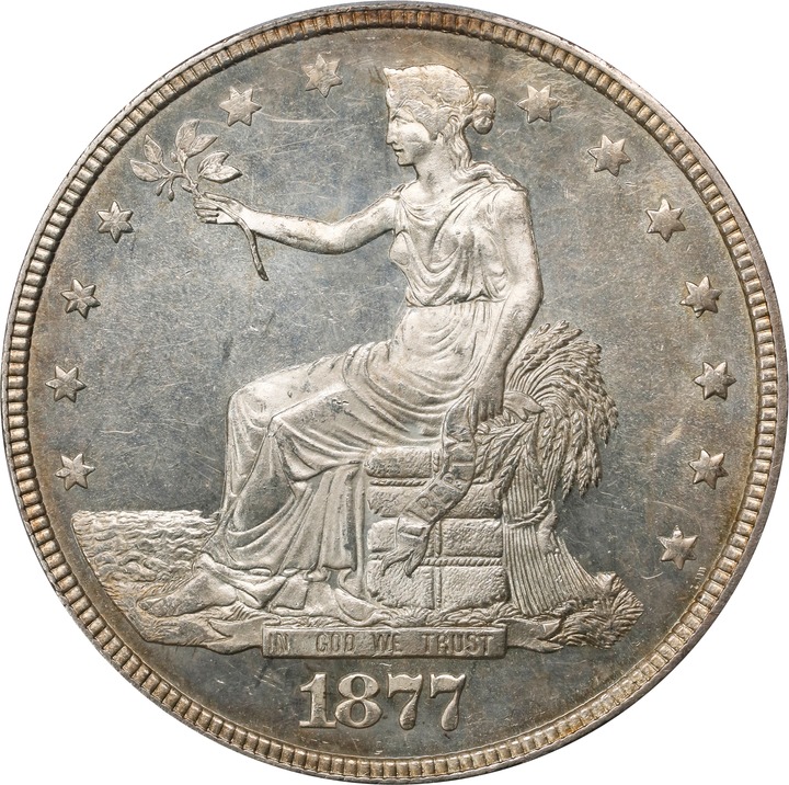 Image for 1877 Trade$ MS PL AU58 PL