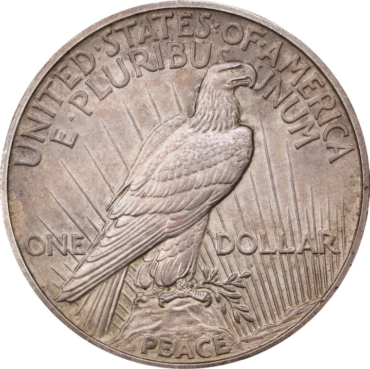 1922 PS$1 Peace Dollar, Silver, J-2020 PR thumbnail 4