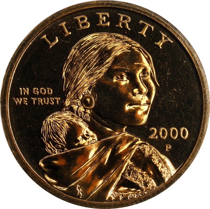 2000-P $1  Sacagawea, Goodacre Finish MS63 thumbnail 22