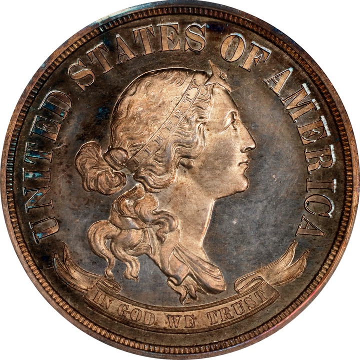 1869 P50c Silver, J-754 PR CAM thumbnail 3