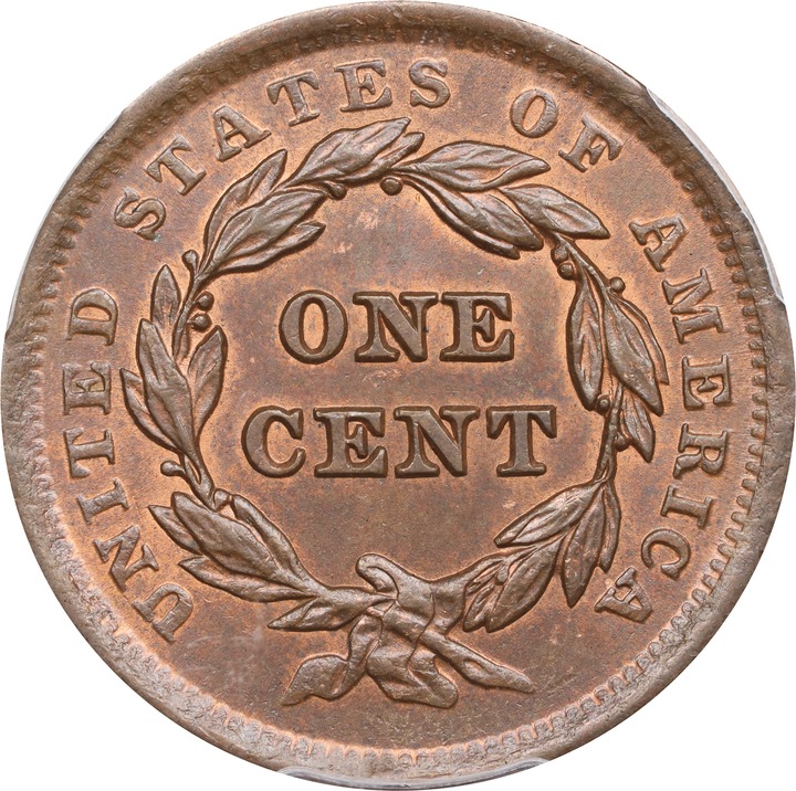 1842 1c Small Date, N-2 MS BN thumbnail 5