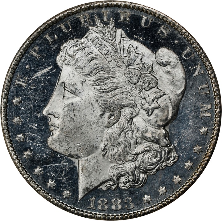 Image for 1883-CC $1  GSA Hoard, Hard package MS DMPL MS61 DMPL
