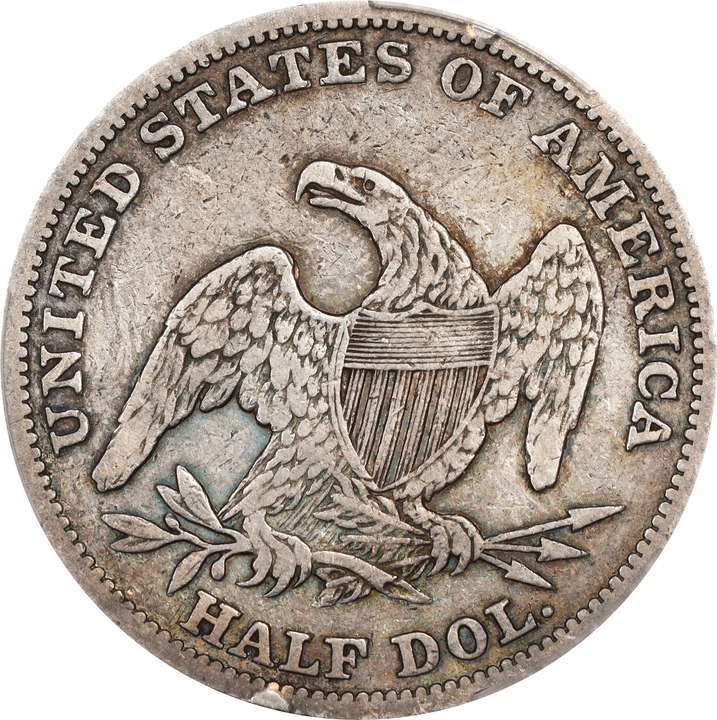 1839-O/O 50c Reeded Edge, RPM, GR-4 XF40 thumbnail 3