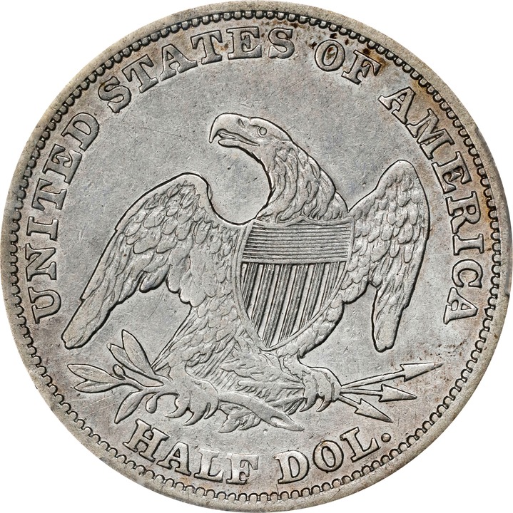 1839-O/O 50c Reeded Edge, RPM, GR-4 XF40 thumbnail 7