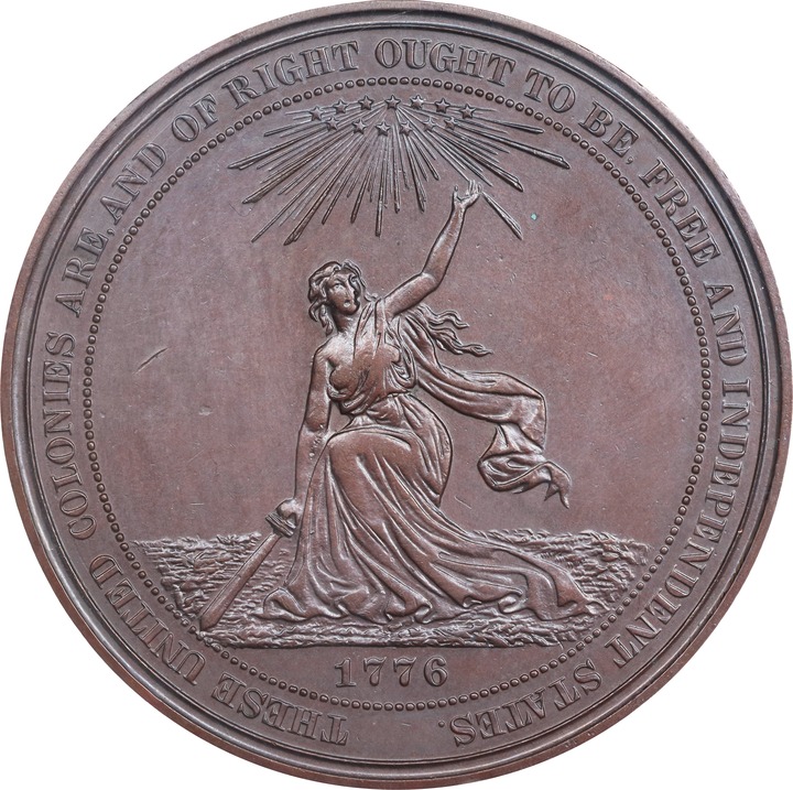 1876 SC$1 U.S. Centennial, Bronze, HK-21 MS thumbnail 5