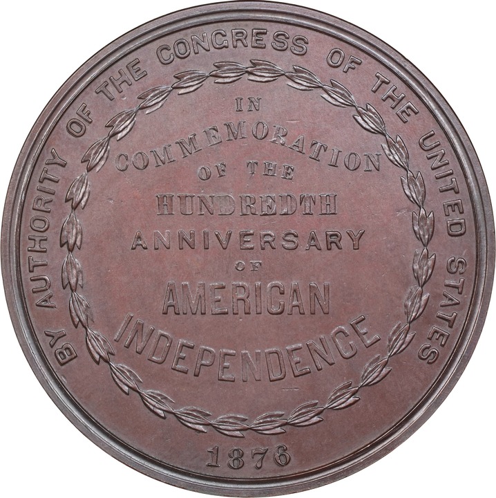 1876 SC$1 U.S. Centennial, Bronze, HK-21 MS thumbnail 10